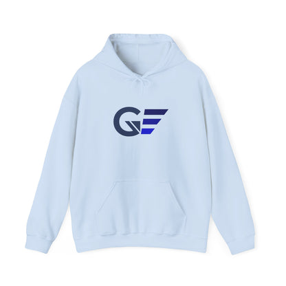 GF Wing Logo Hoodie — Minimalist Athletic Graphic Sweatshirt