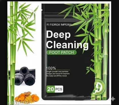 Deep Cleansing Foot Detox Pads™, 10 Pack, Overnight Body Cleansing Patches with 100% Clean Ingredients, Natural Toxin Removal