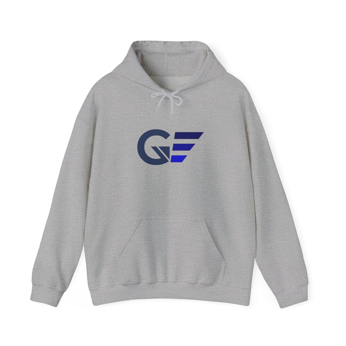 GF Wing Logo Hoodie — Minimalist Athletic Graphic Sweatshirt
