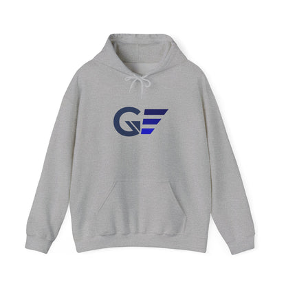 GF Wing Logo Hoodie — Minimalist Athletic Graphic Sweatshirt