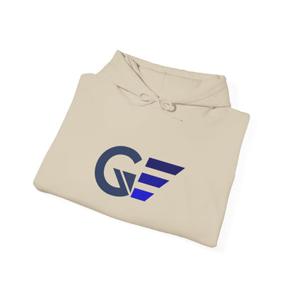 GF Wing Logo Hoodie — Minimalist Athletic Graphic Sweatshirt