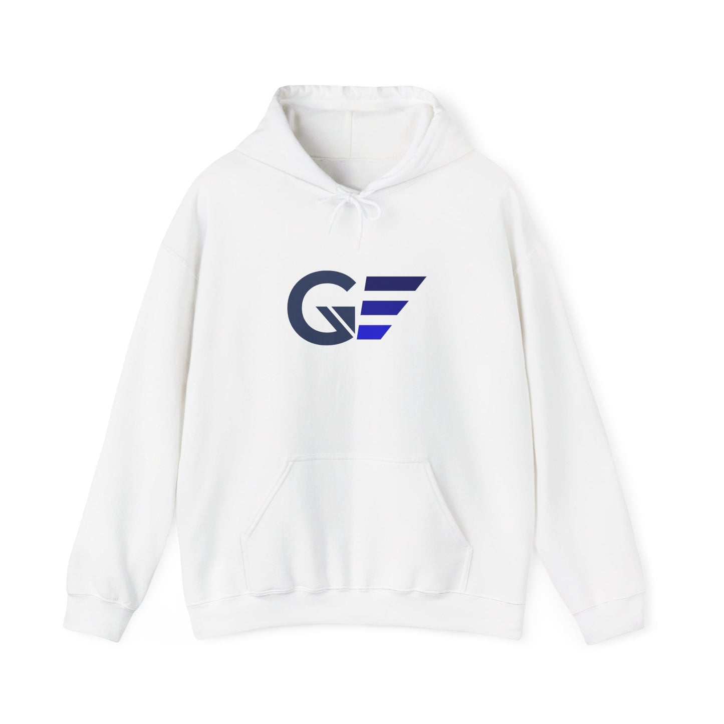 GF Wing Logo Hoodie — Minimalist Athletic Graphic Sweatshirt