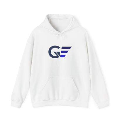 GF Wing Logo Hoodie — Minimalist Athletic Graphic Sweatshirt