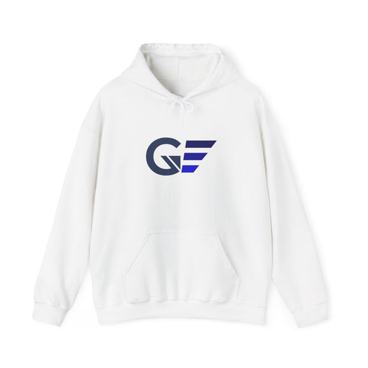 GF Wing Logo Hoodie — Minimalist Athletic Graphic Sweatshirt