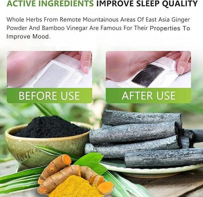 Deep Cleansing Foot Detox Pads™, 10 Pack, Overnight Body Cleansing Patches with 100% Clean Ingredients, Natural Toxin Removal