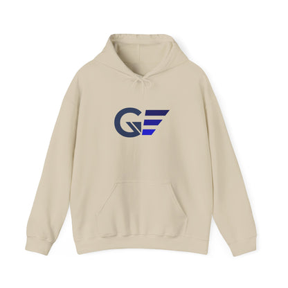 GF Wing Logo Hoodie — Minimalist Athletic Graphic Sweatshirt