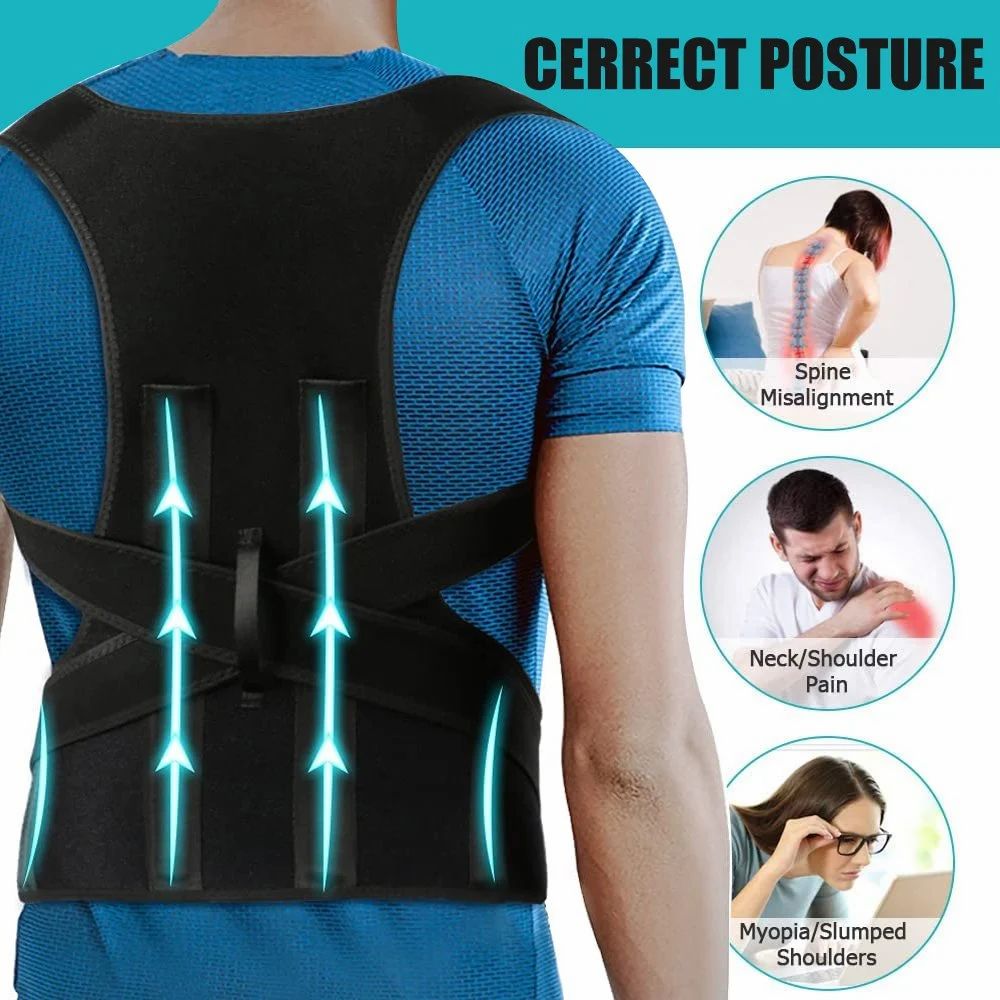 Posture Corrector Belt for Men & Women™ | Lightweight Daily Use Back Shoulder Support Brace
