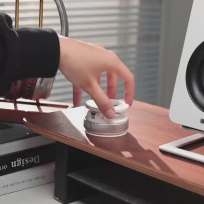 Vacuum Magnetic Phone Holder™ with One-Touch Switch, 360° Adjustable Mount, Black